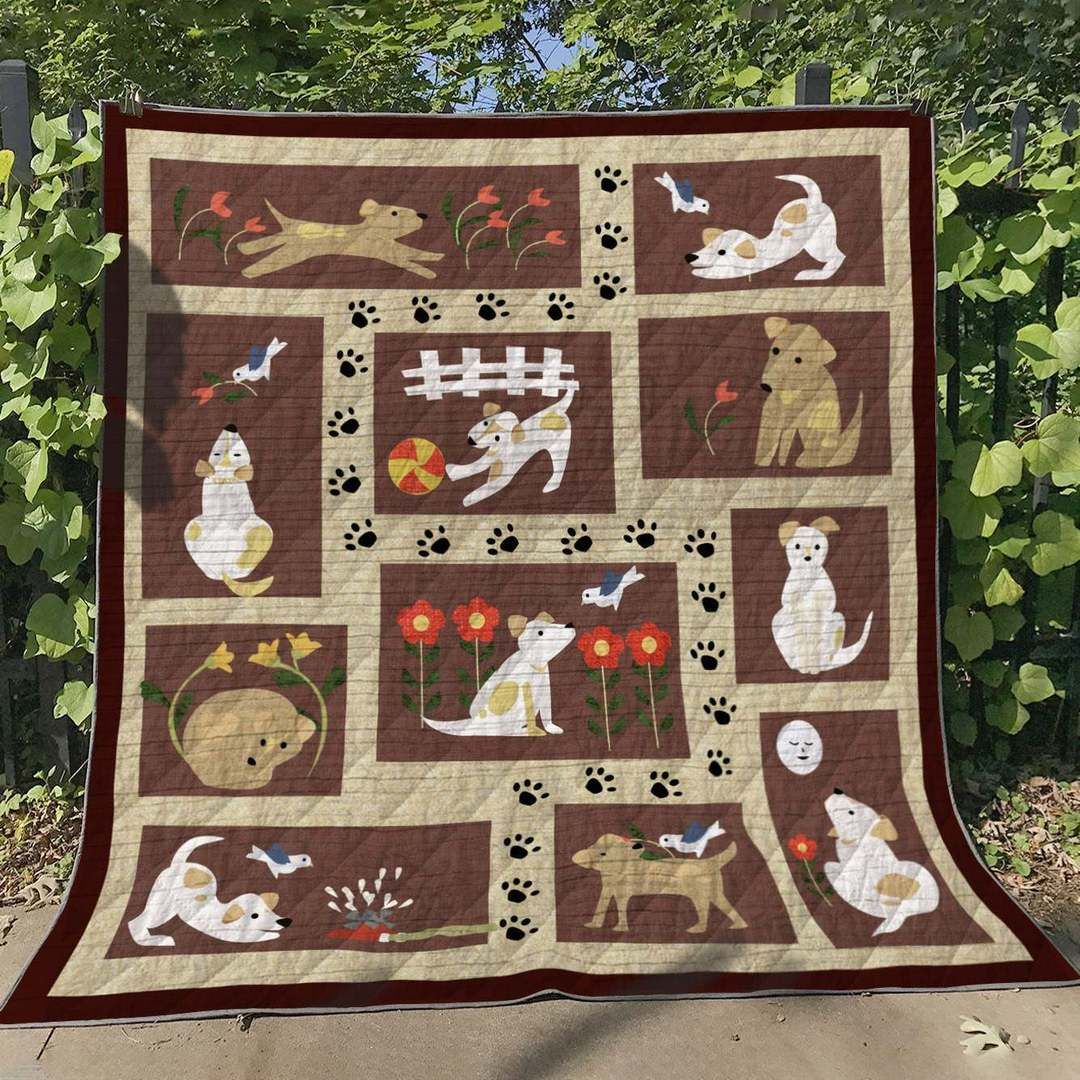 Fox Terrier BL040616 Quilt Blanket
