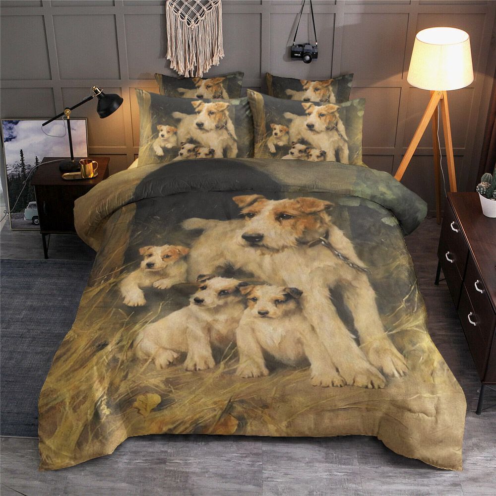 Fox Terrier Family Bedding Set