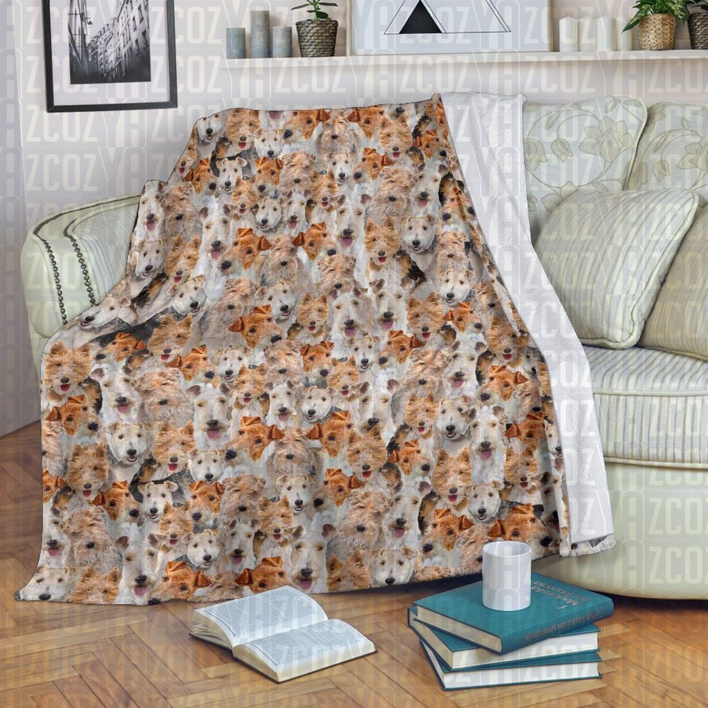 Fox Terrier Full Face Sherpa Fleece Blanket