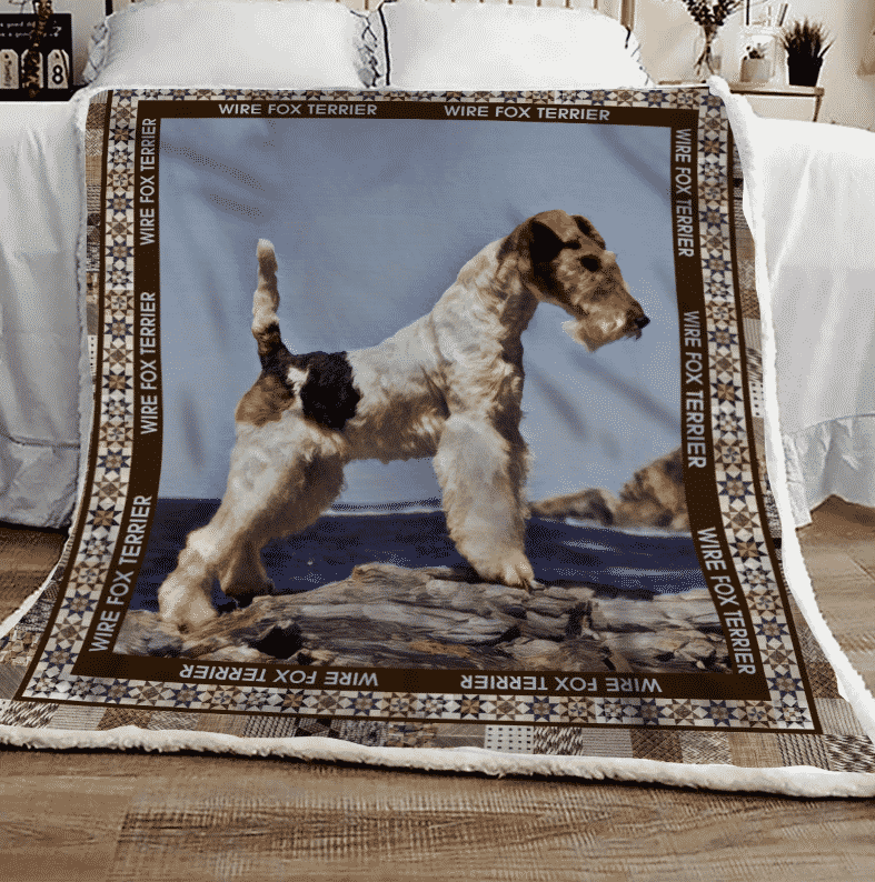 Fox Terrier Touching You Slowly Quilt Blanket DHC31121694TD