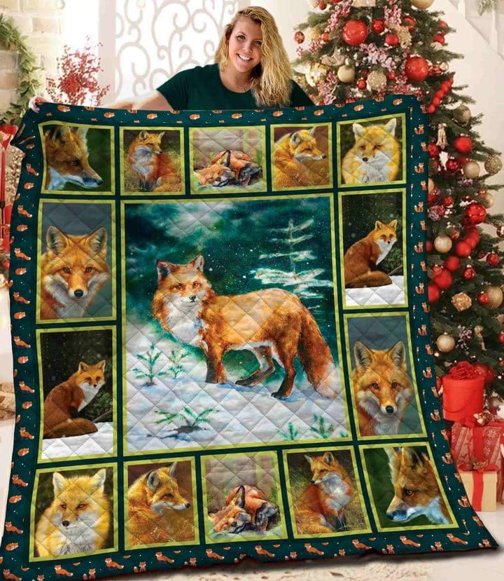 Fox The Fox In Snow Quilt Blanket Dhc04011625Dd