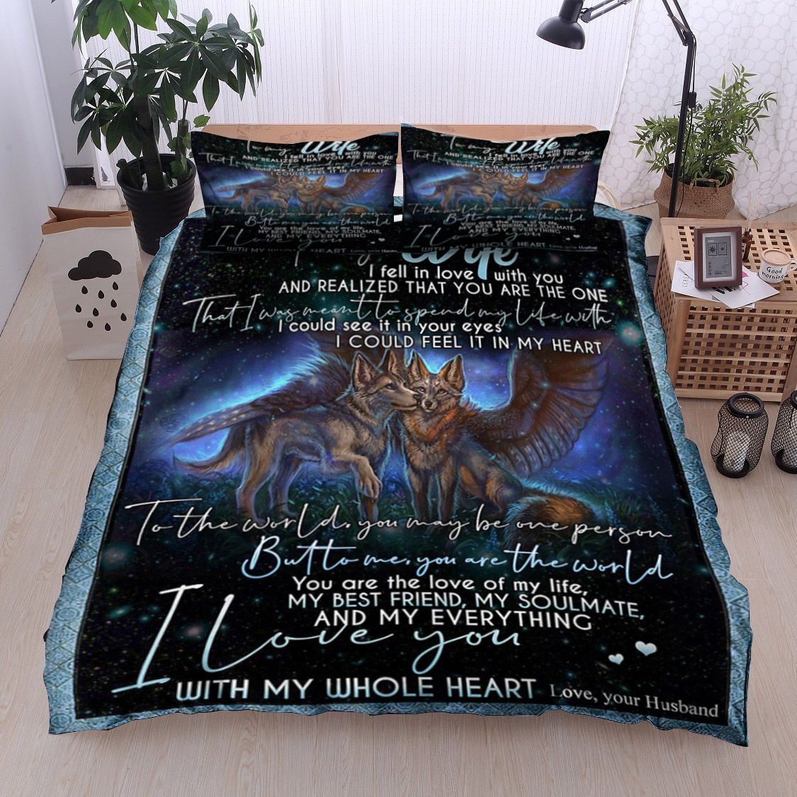 Fox To My Wife Bedding Set