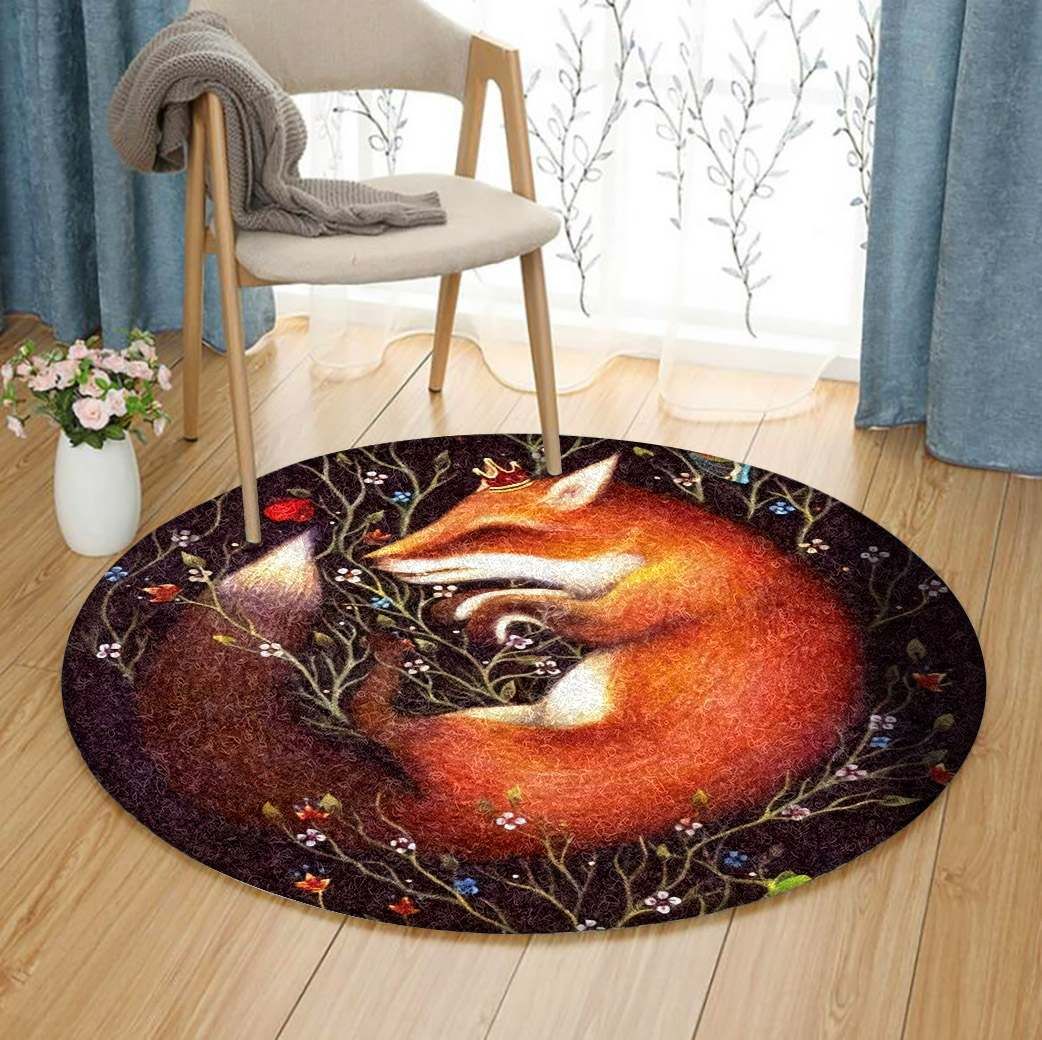 Fox Round Carpet