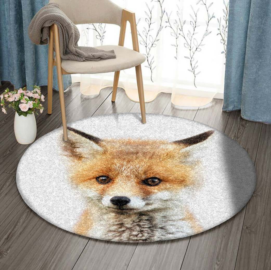 Fox Round Carpet