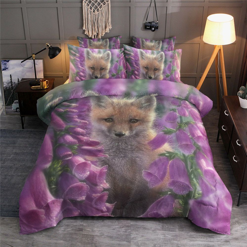 Foxgloves Fox Bedding Set