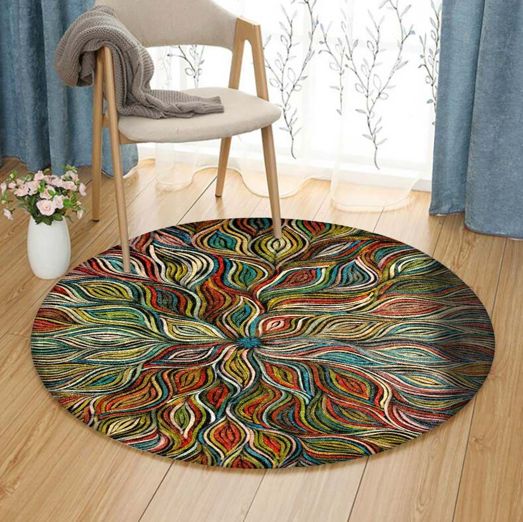 Fractal Round Carpet