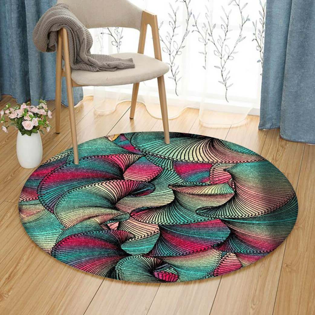 Fractal Round Carpet
