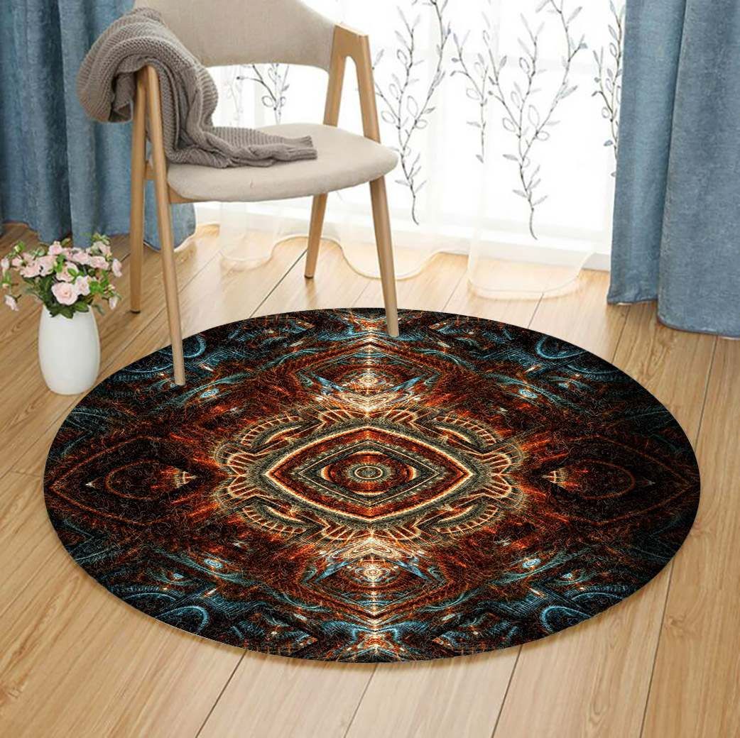 Fractal Round Carpet