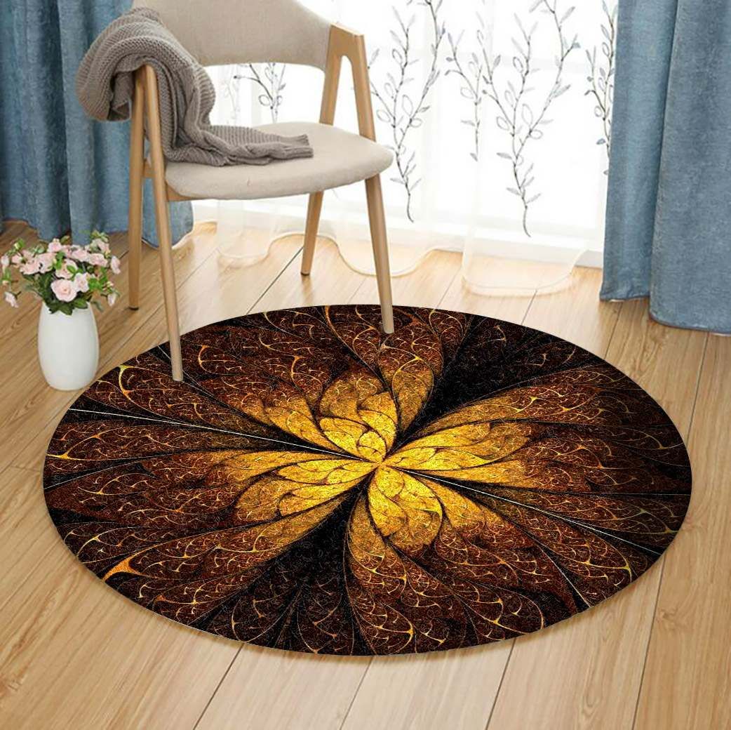 Fractal Round Carpet