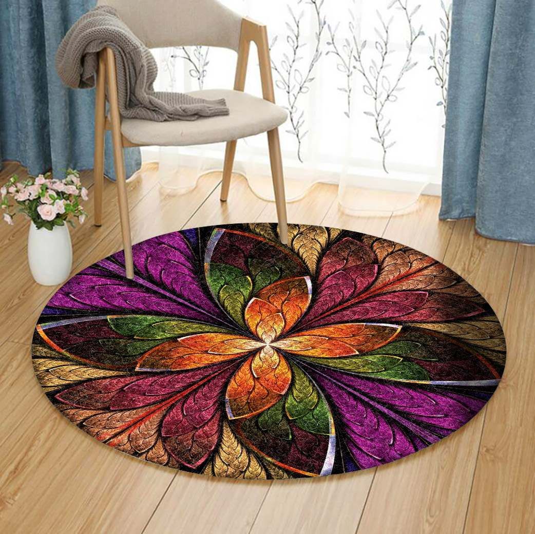 Fractal Round Carpet