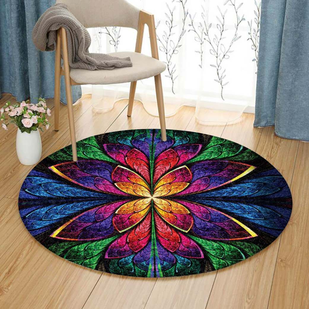 Fractal Round Carpet