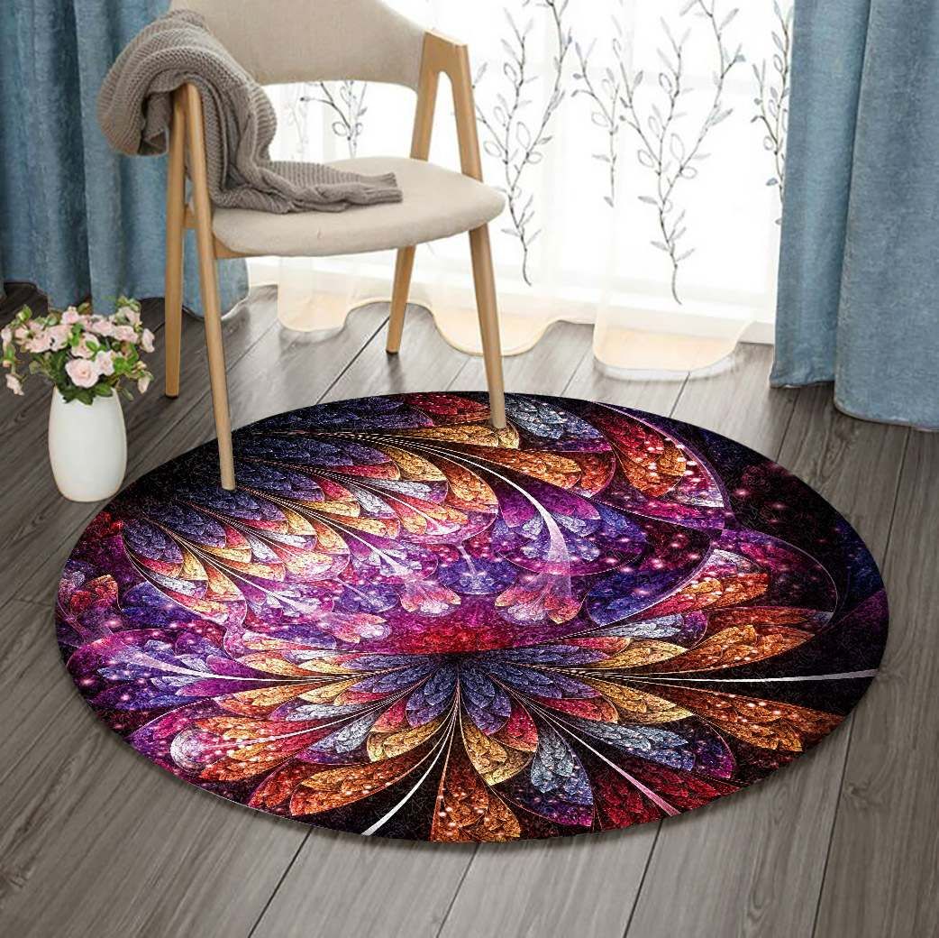 Fractal Round Carpet