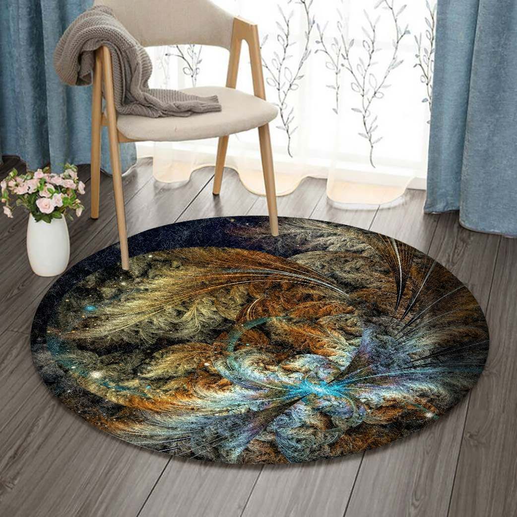 Fractal Round Carpet