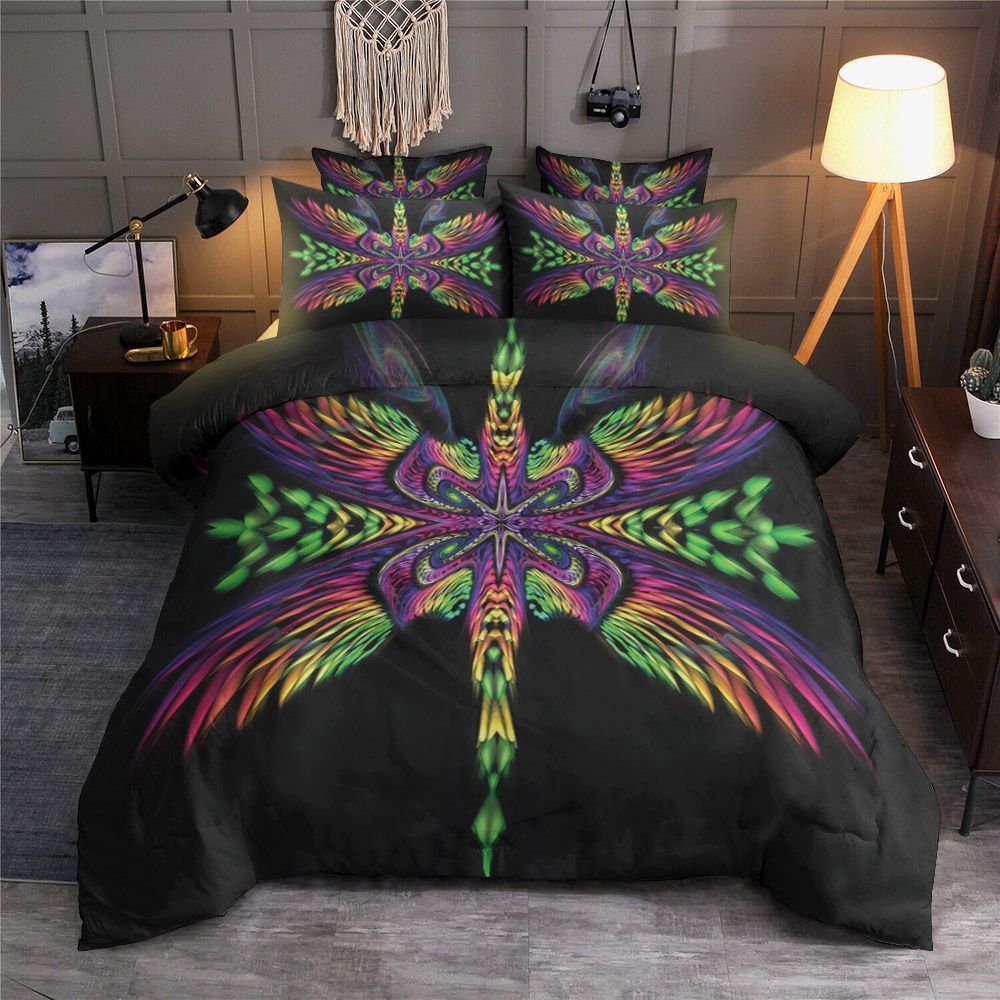 Fractal Dragonfly Bedding Set