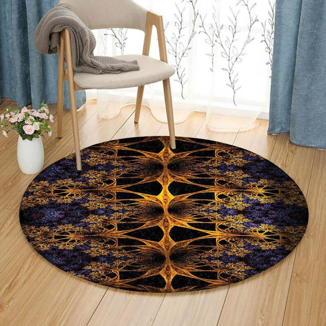 Fractal Round Carpet