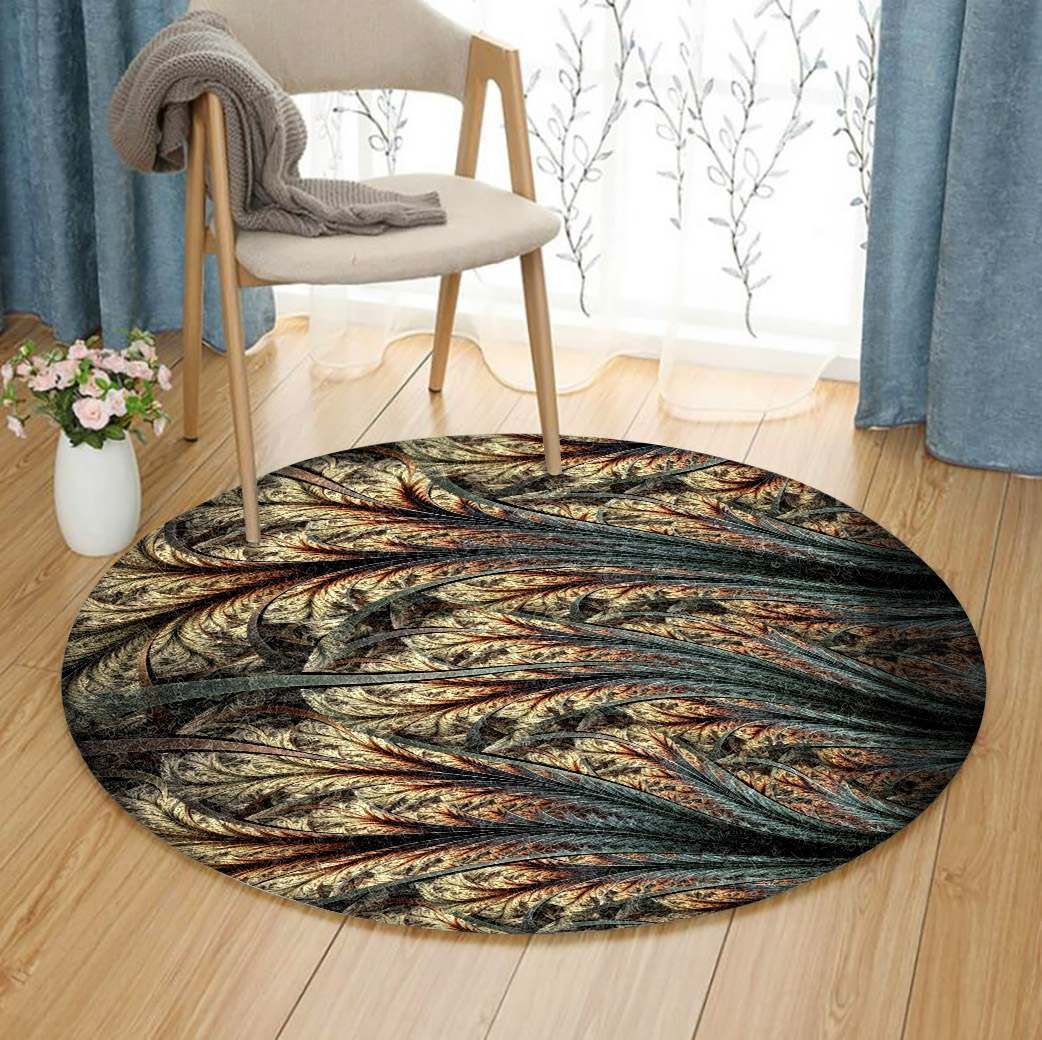 Fractal Round Carpet