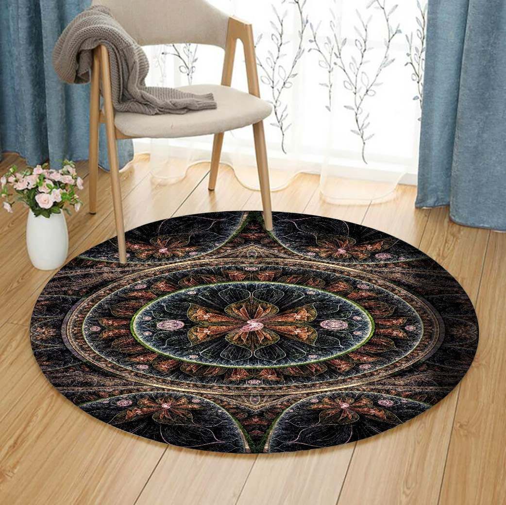 Fractal Round Carpet