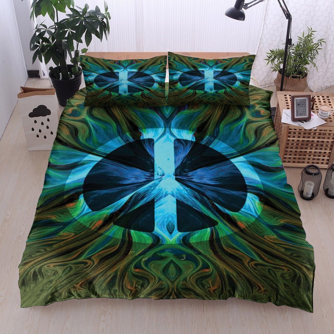 Fractal Hippie Bedding Set