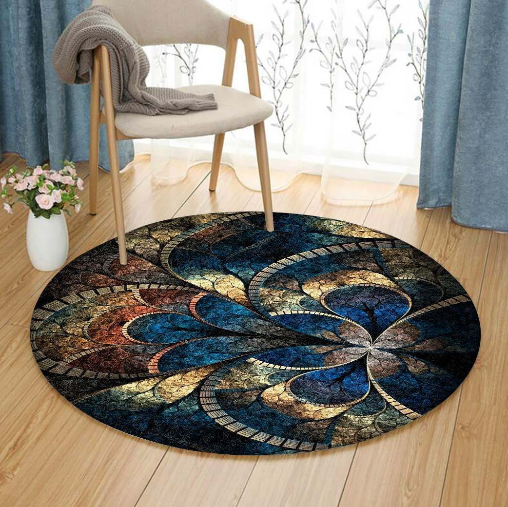 Fractal Round Carpet
