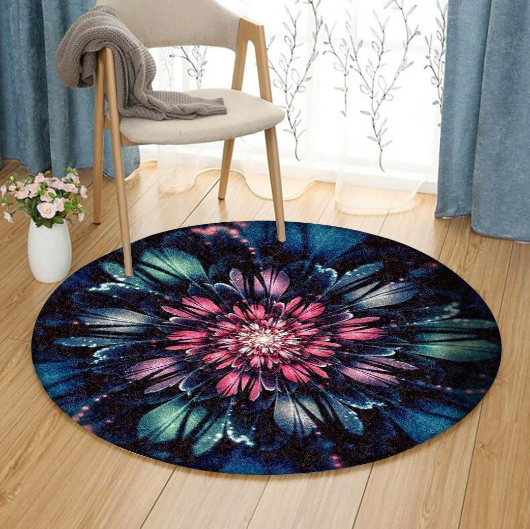 Fractal Round Carpet