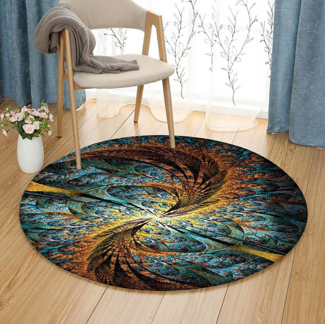 Fractal Round Carpet