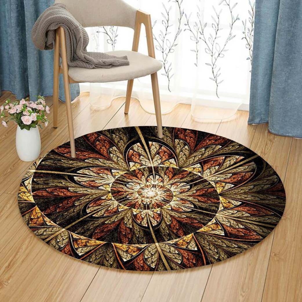 Fractal Round Carpet