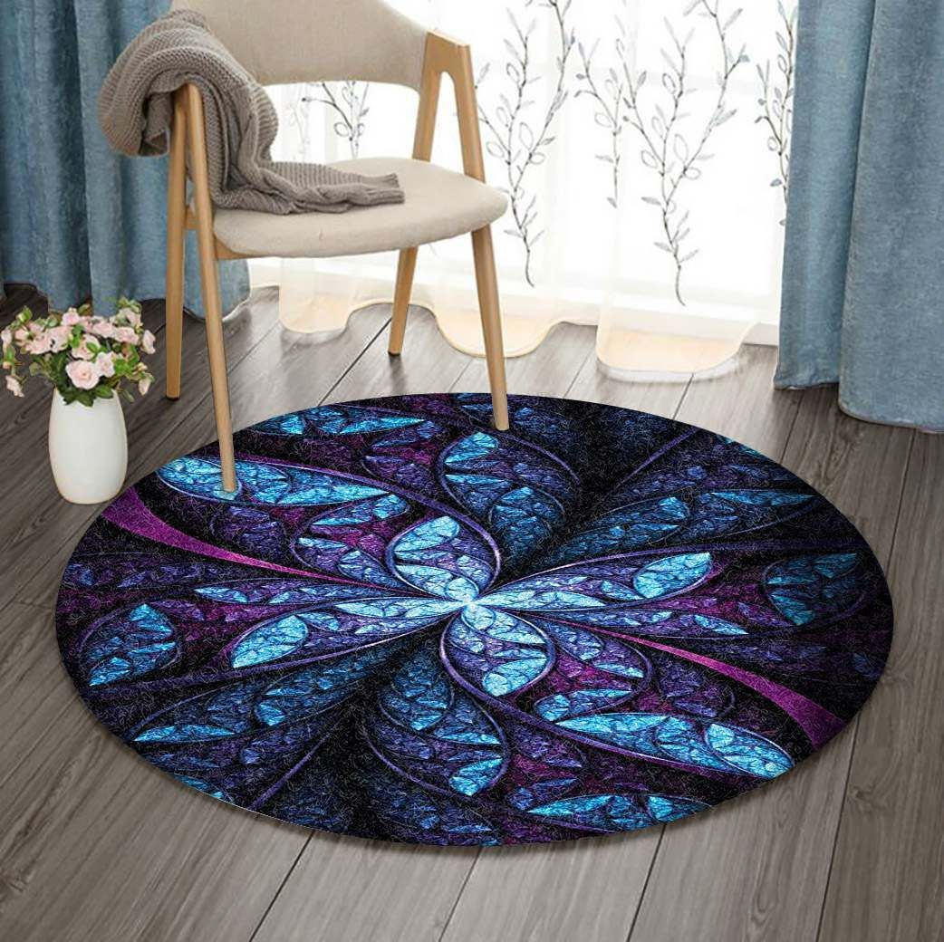 Fractal Round Carpet