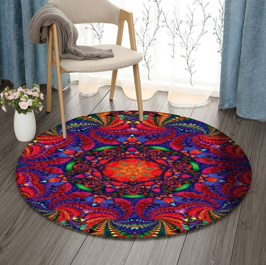 Fractal Round Carpet