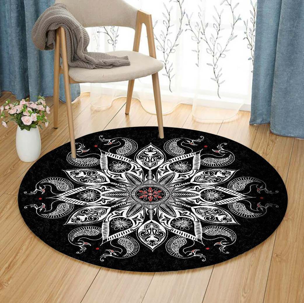 Fractal Round Carpet
