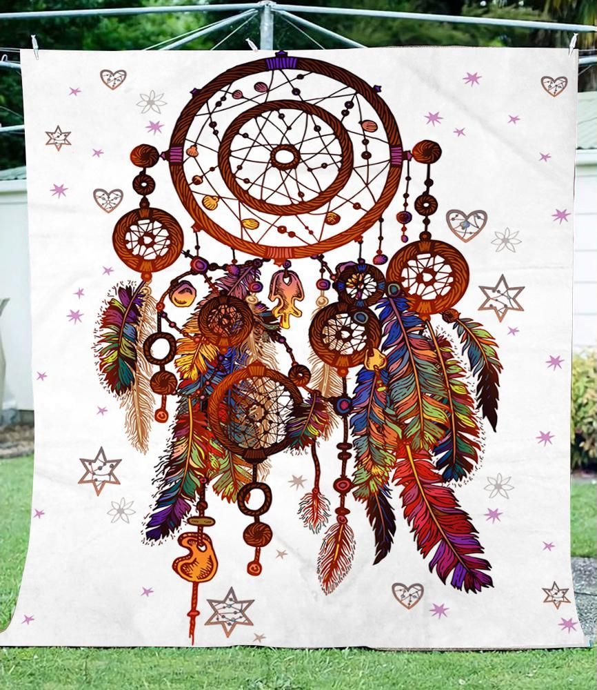 Freedom Deamcatcher Sherpa Fleece Blanket