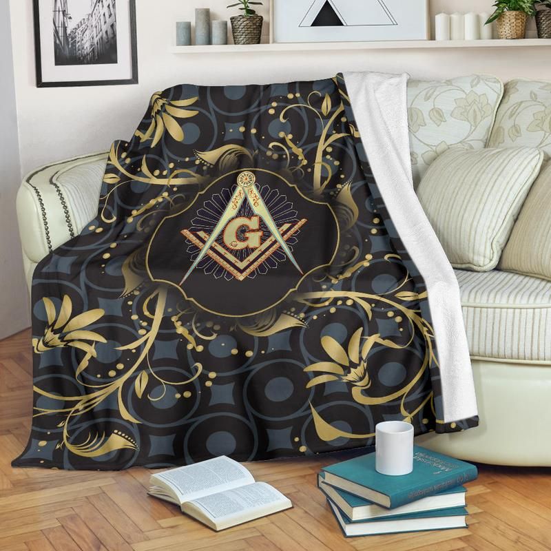 Freemason Sherpa Fleece Blanket