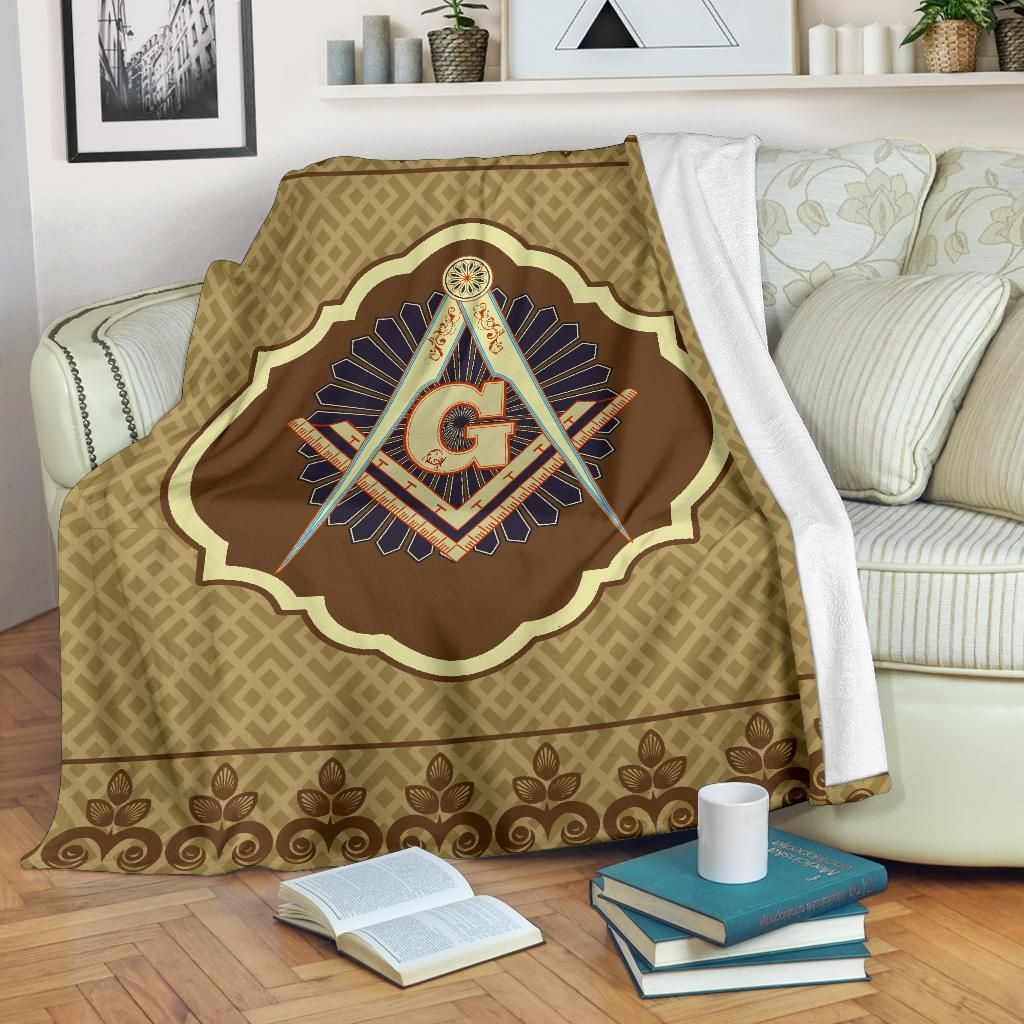 Freemason Sherpa Fleece Blanket
