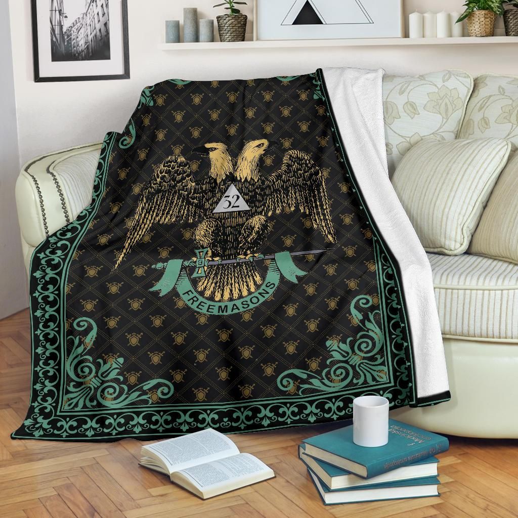Freemason Sherpa Fleece Blanket