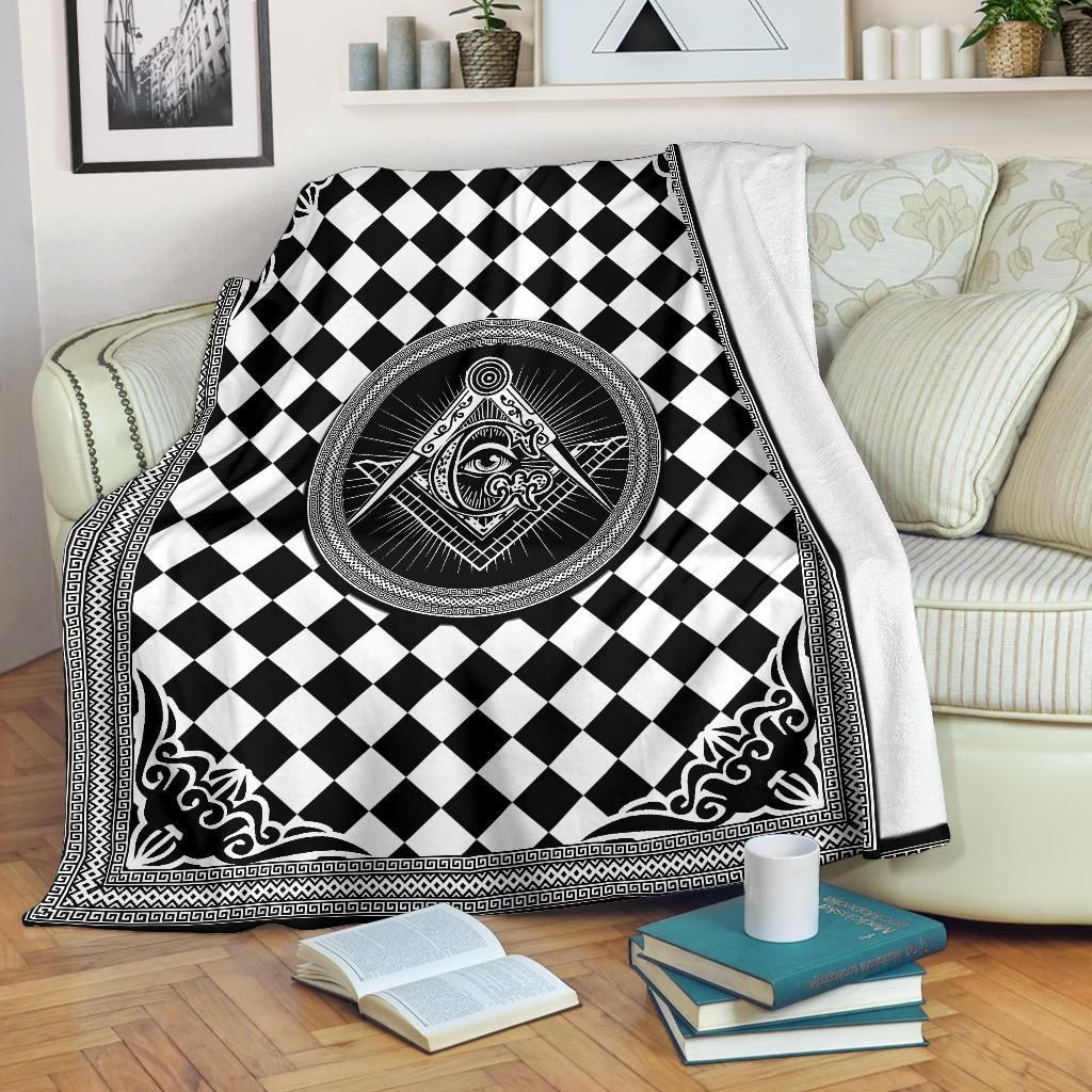 Freemason Sherpa Fleece Blanket