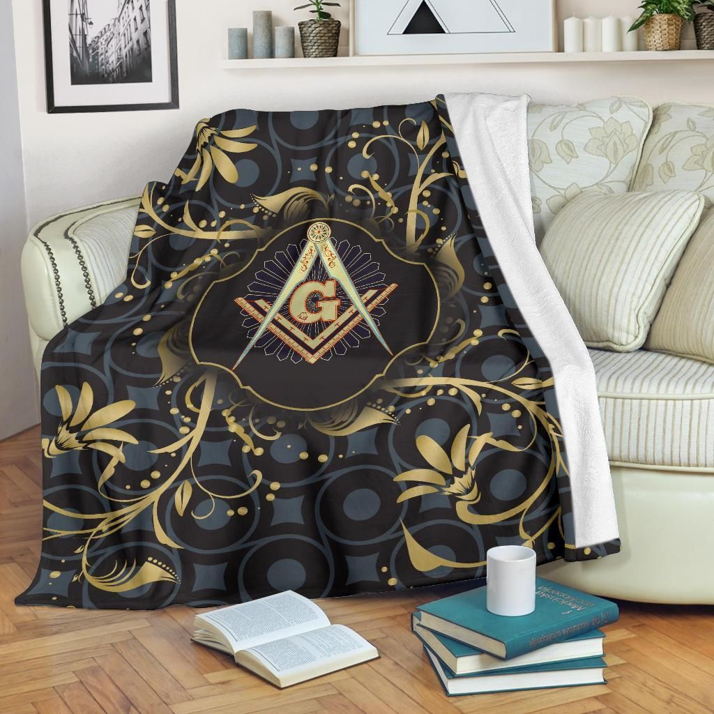 Freemason Sherpa Fleece Blanket