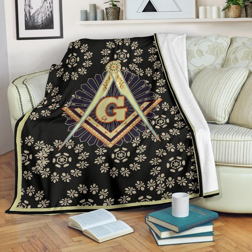 Freemason Sherpa Fleece Blanket