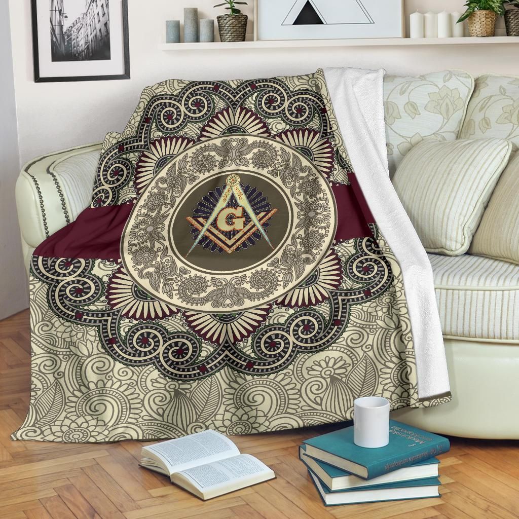 Freemason Sherpa Fleece Blanket