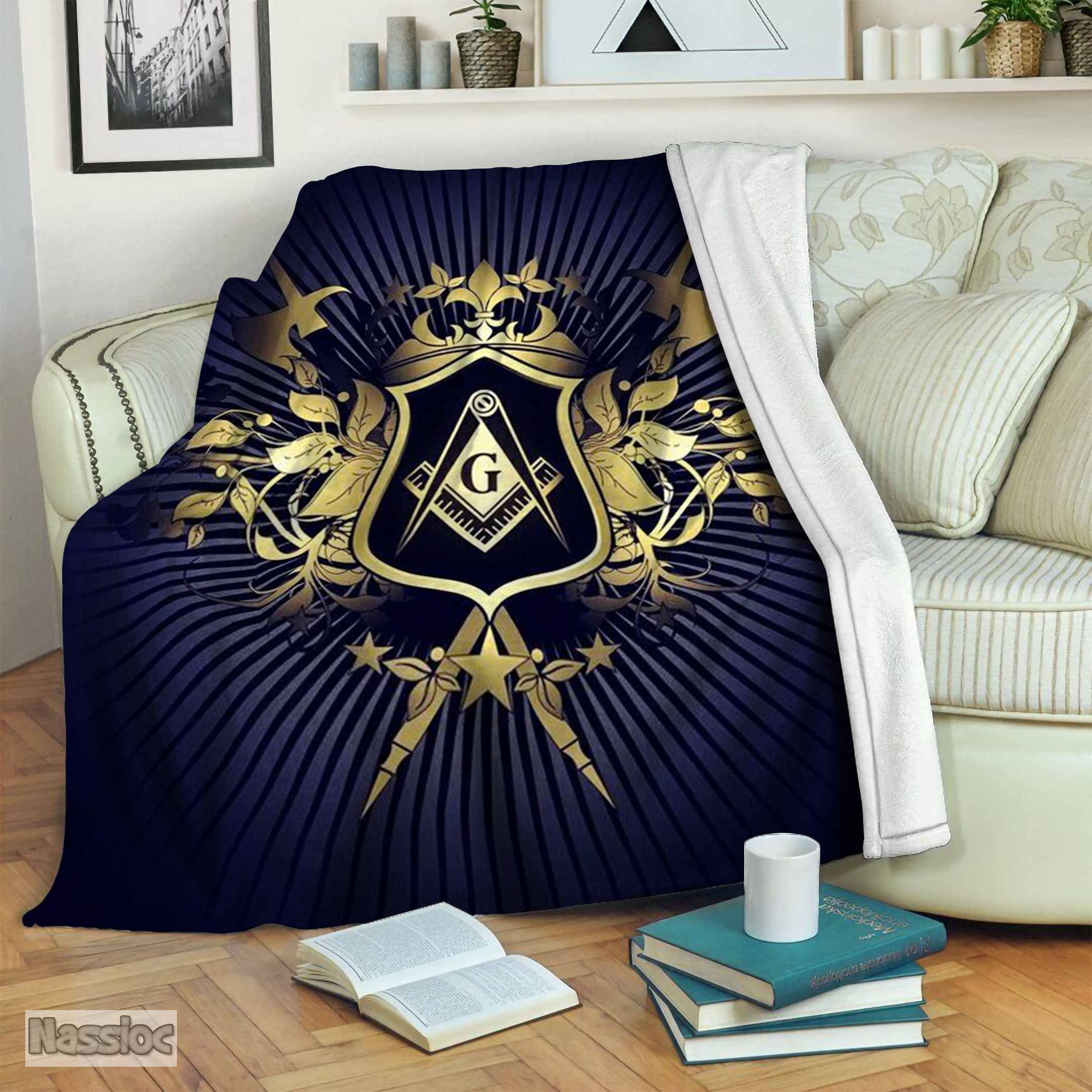 Freemason Fleece Blanket