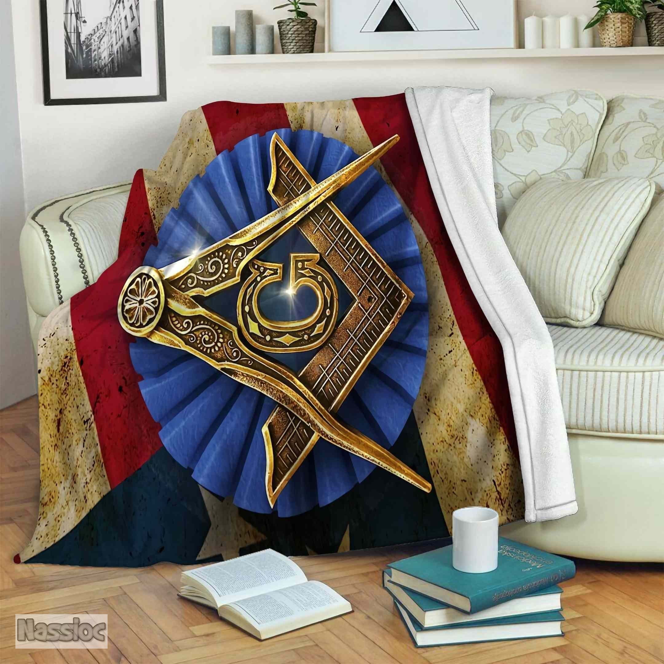 Freemason Fleece Blanket