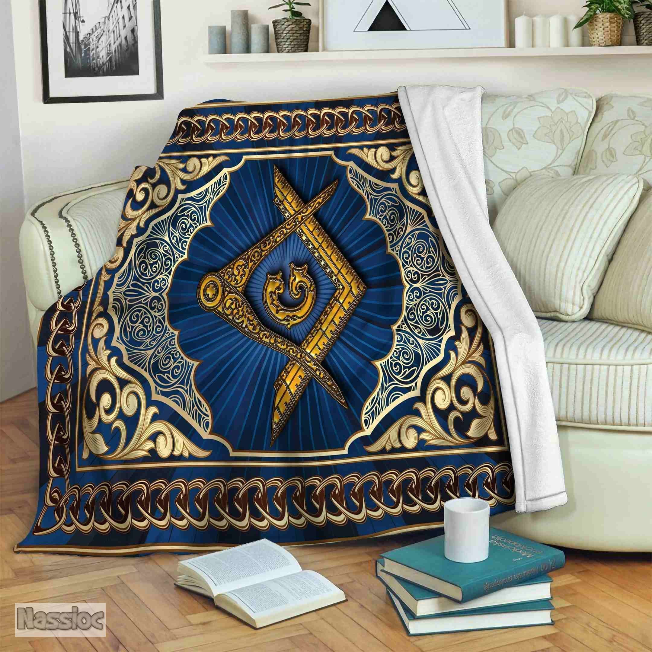 Freemason Fleece Blanket
