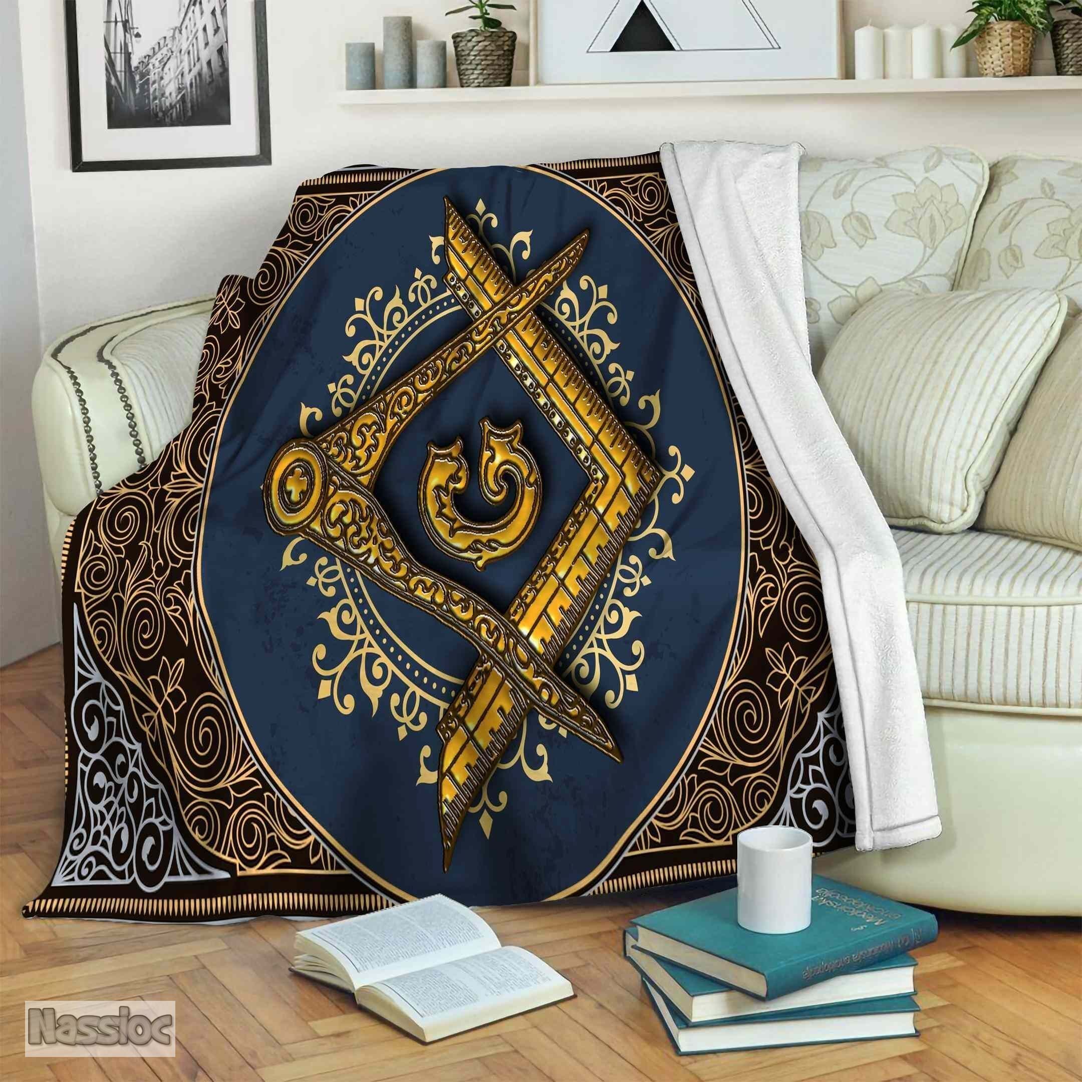Freemason Fleece Blanket