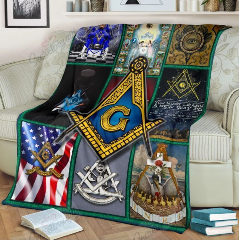 Freemason Fleece Blanket