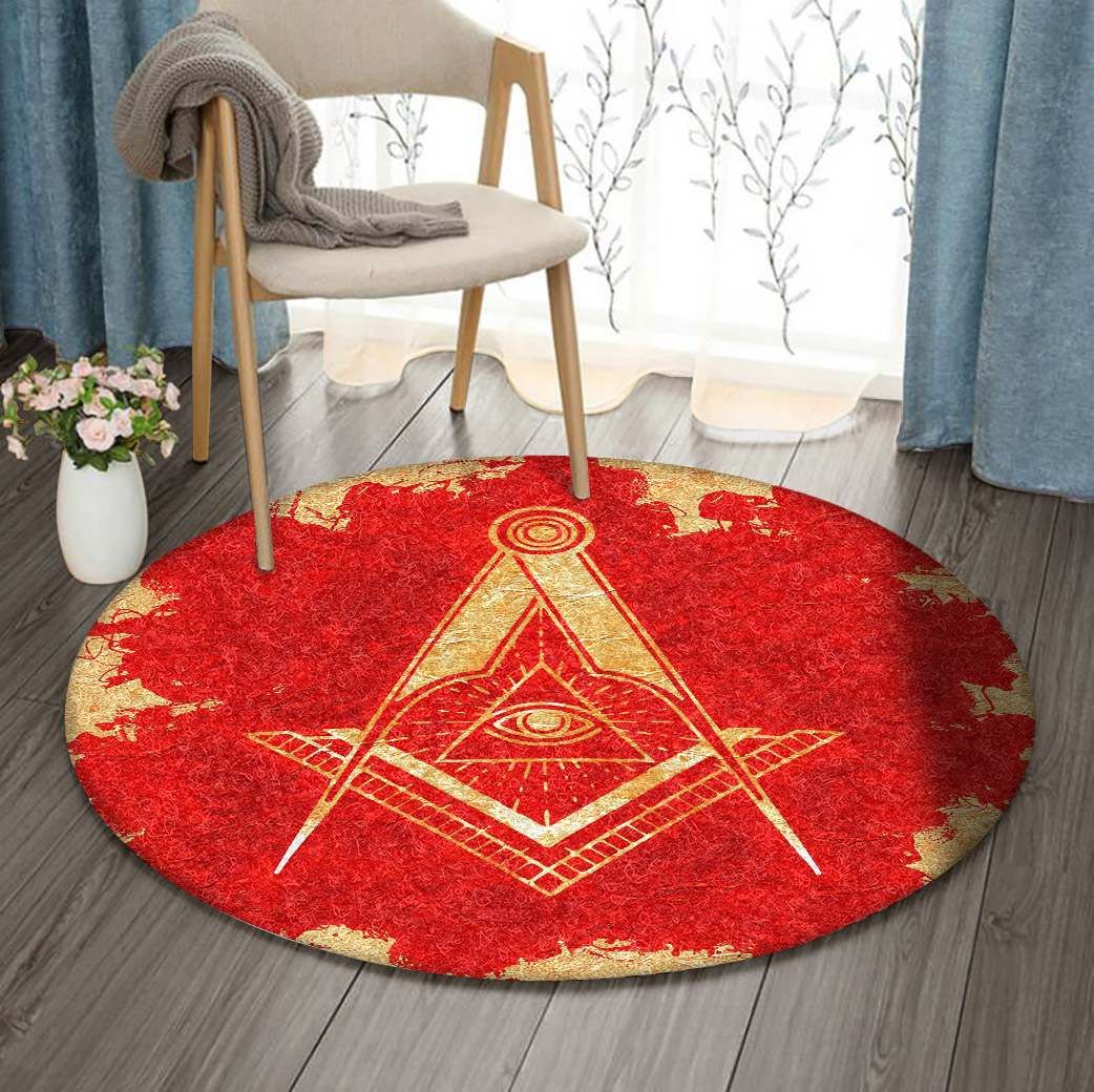 Freemasonic Round Carpet