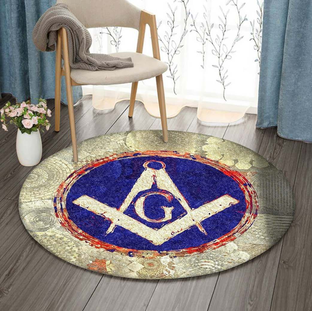 Freemasonic Round Carpet