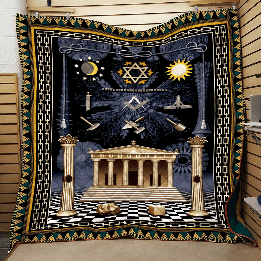 Freemasonry Quilt Blanket DHC311227VT