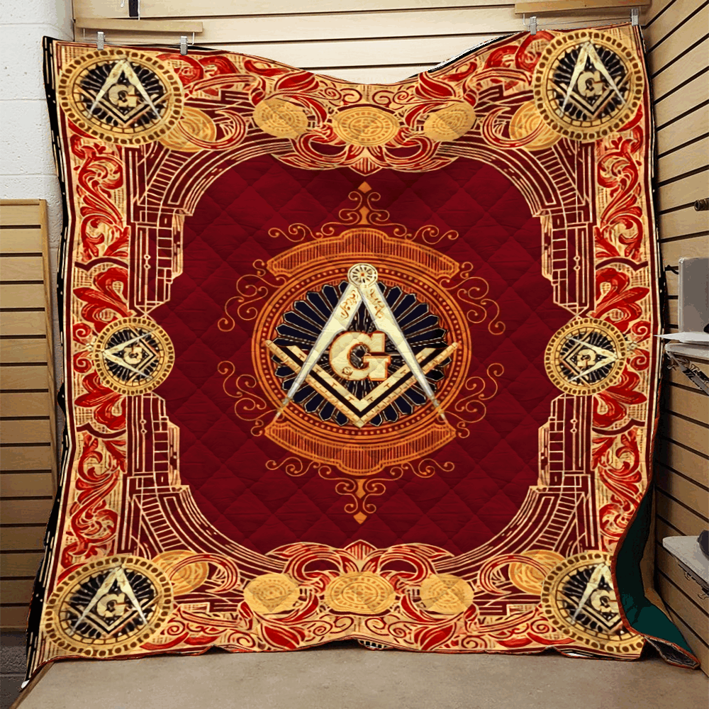 Freemasonry Quilt Blanket DHC311228VT