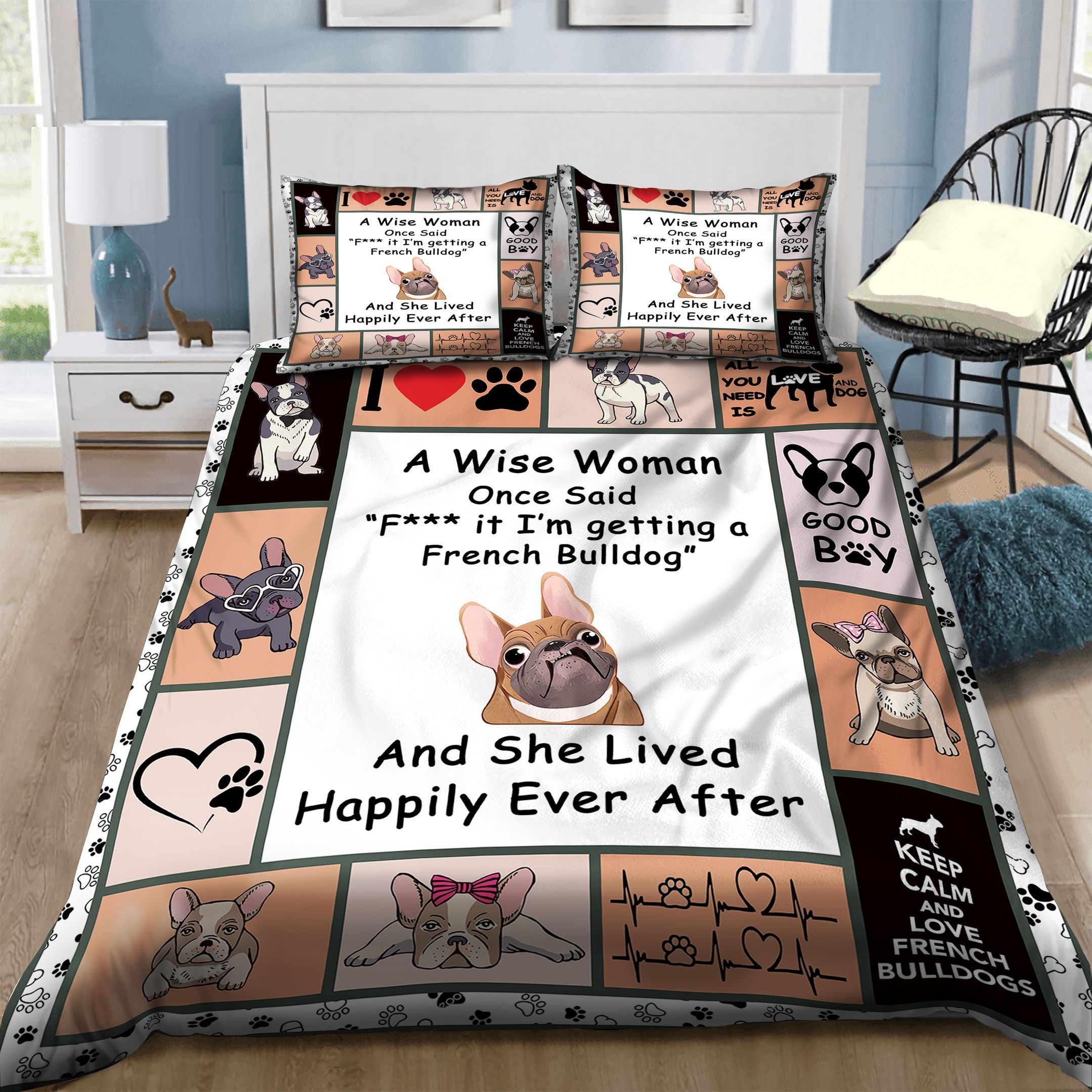 French Bulldog Bedding Set
