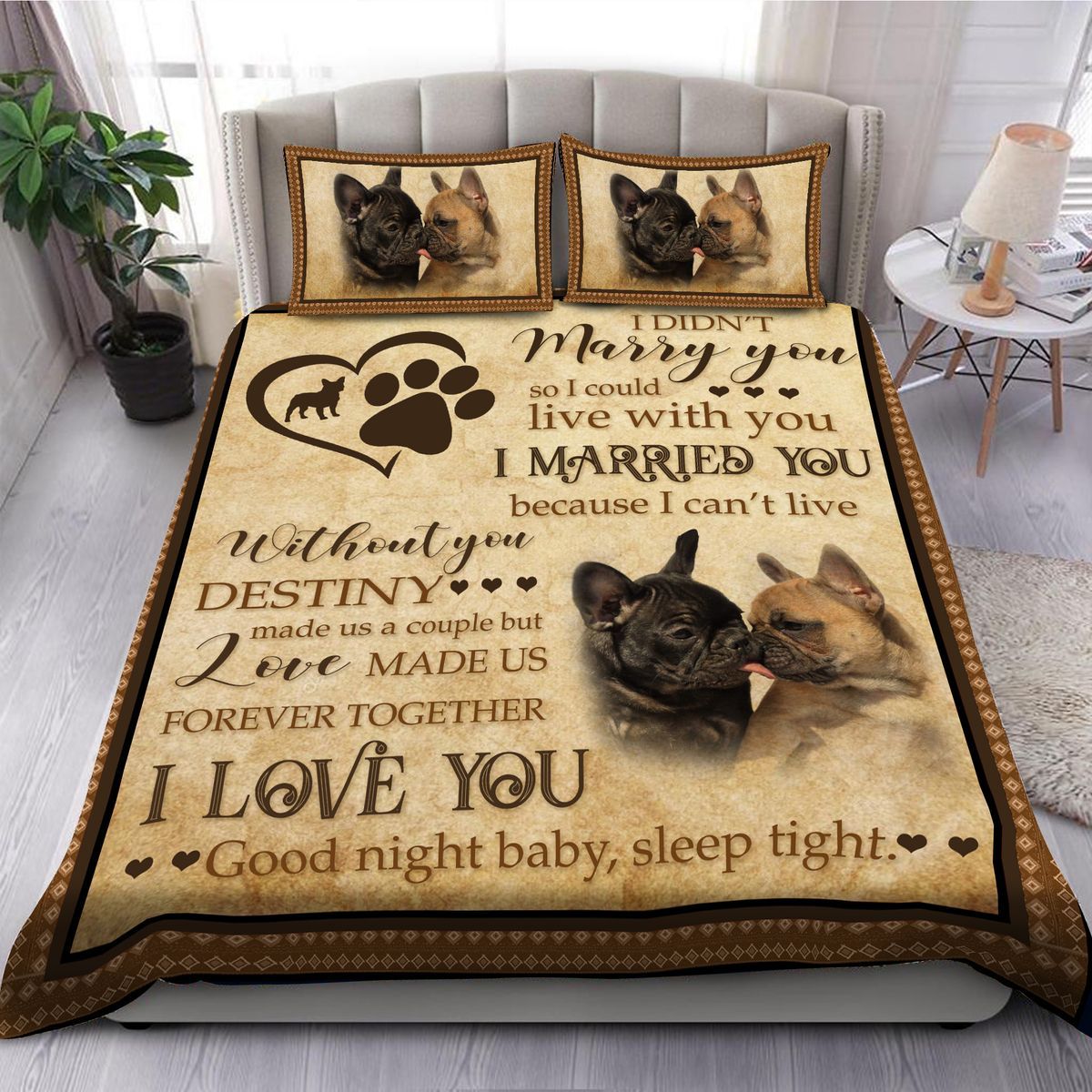 French Bulldog Bedding Set