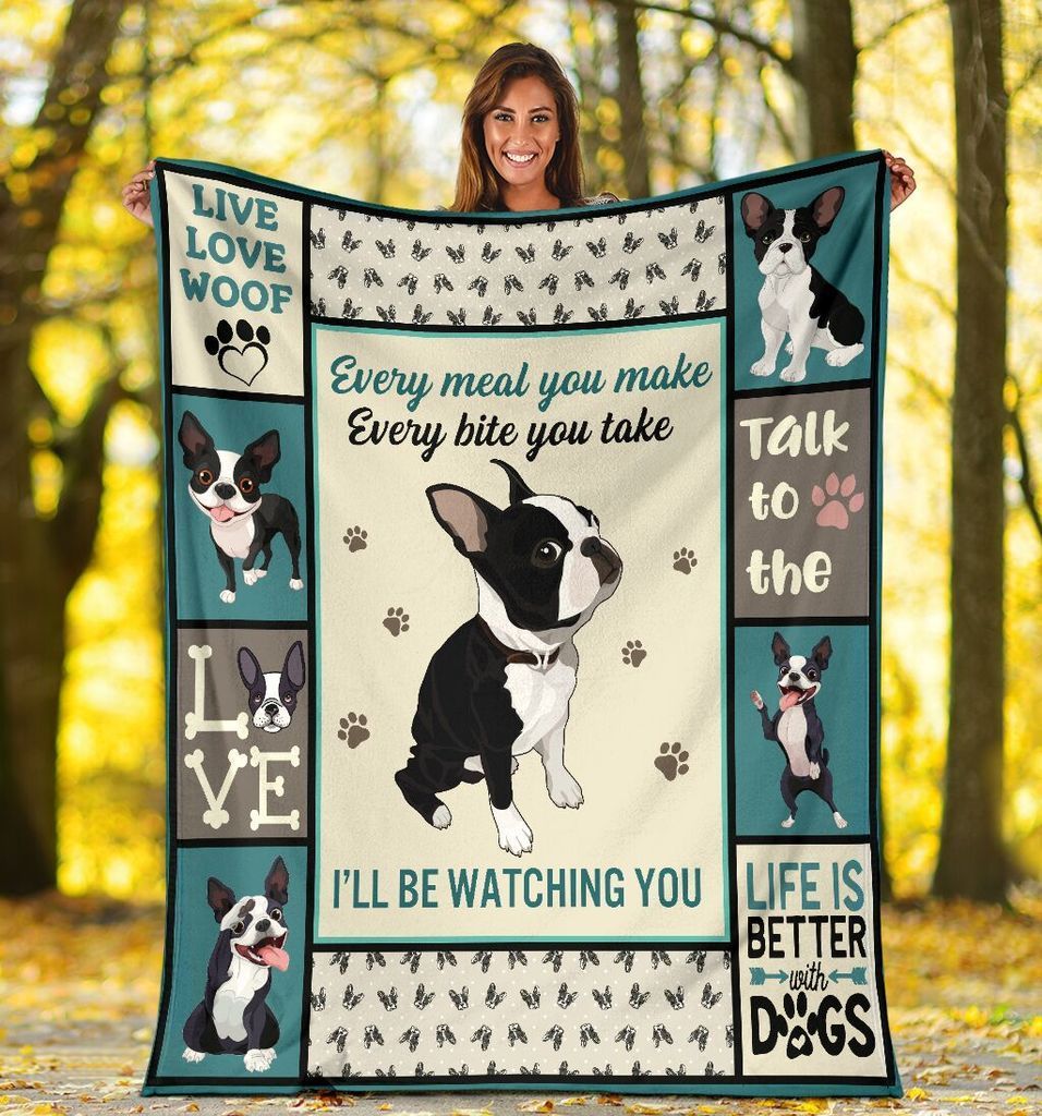 French Bulldog Sherpa Fleece Blanket