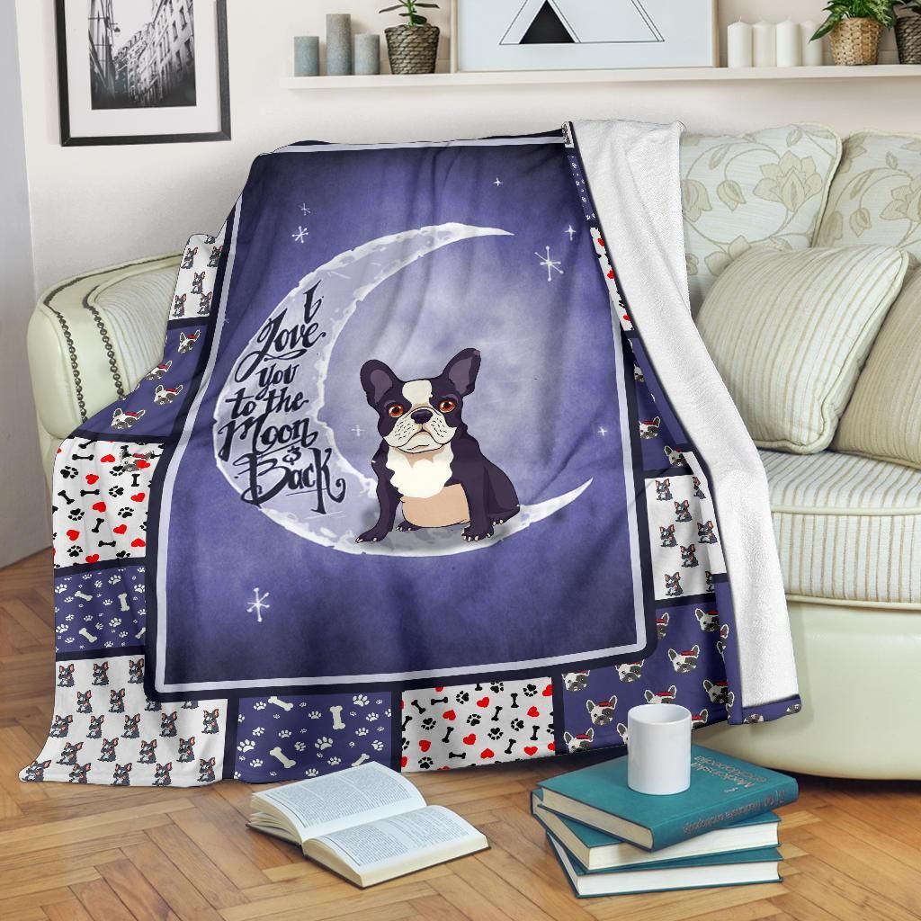 French Bulldog Sherpa Fleece Blanket